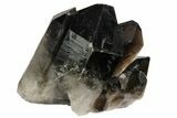 Dark Smoky Quartz Crystal Cluster - Brazil #136163-1